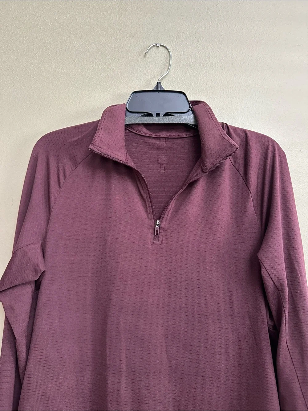 Lululemon Drysense Half Zip Pullover Burgundy Wine